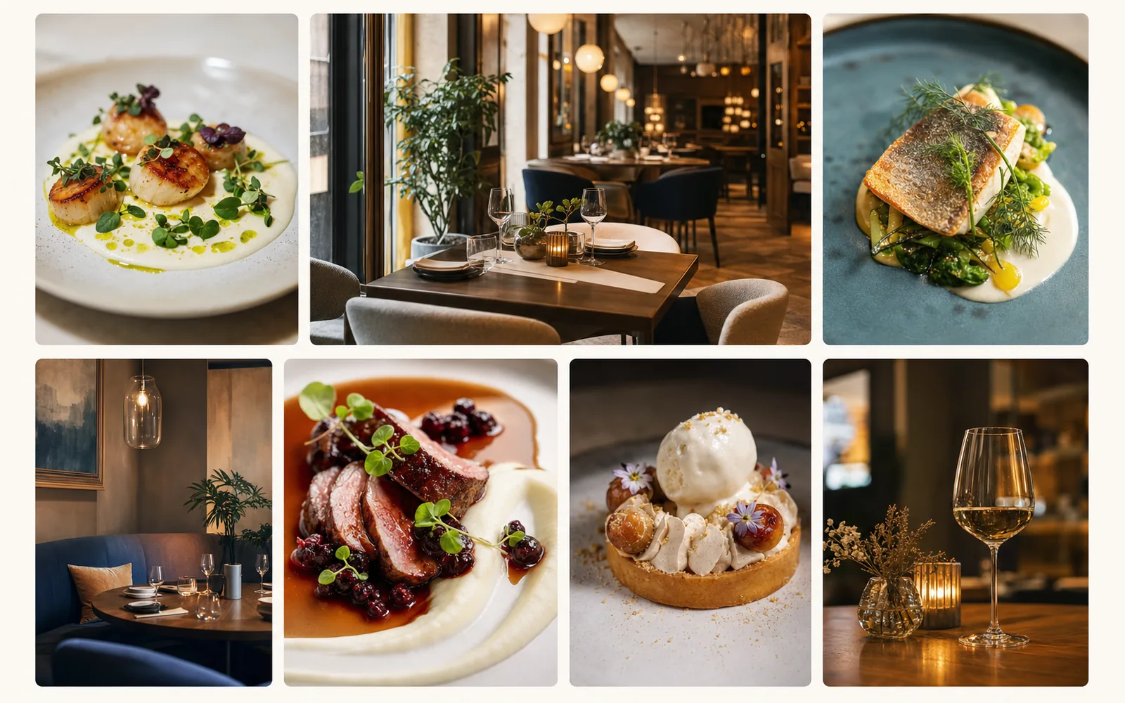 Galeria apetycznych zdjęć dań i wnętrza restauracji w Wizytówce Google
