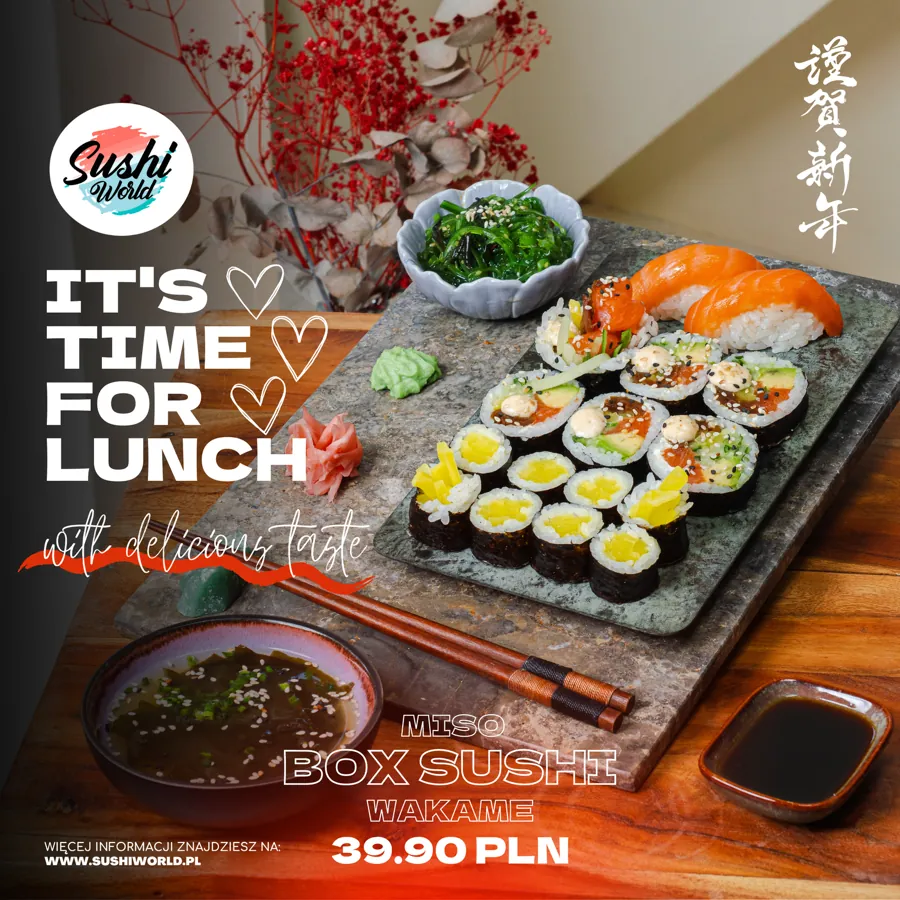 Kreacja reklamowa Sushi World